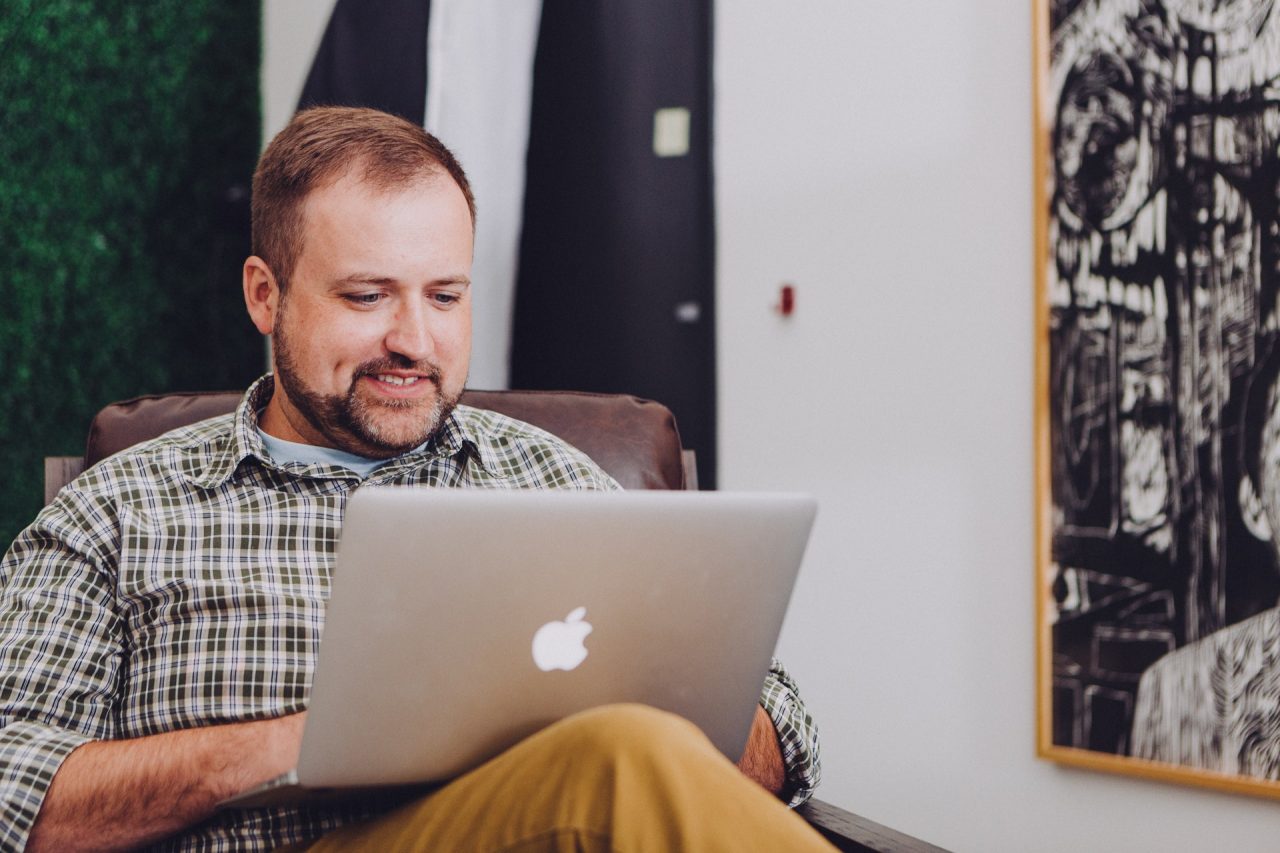 man-using-laptop